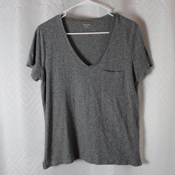 Madewell Tops - Madewell v-neck pocket tee size L